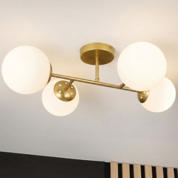 Brilagi - Prisadený luster MALONY 4xE14/20W/230V zlatý
