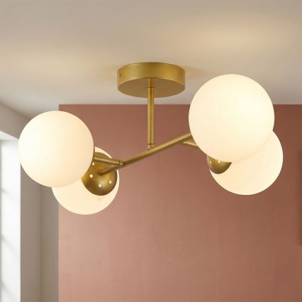 Brilagi - Prisadený luster MALONY 4xE14/20W/230V zlatý