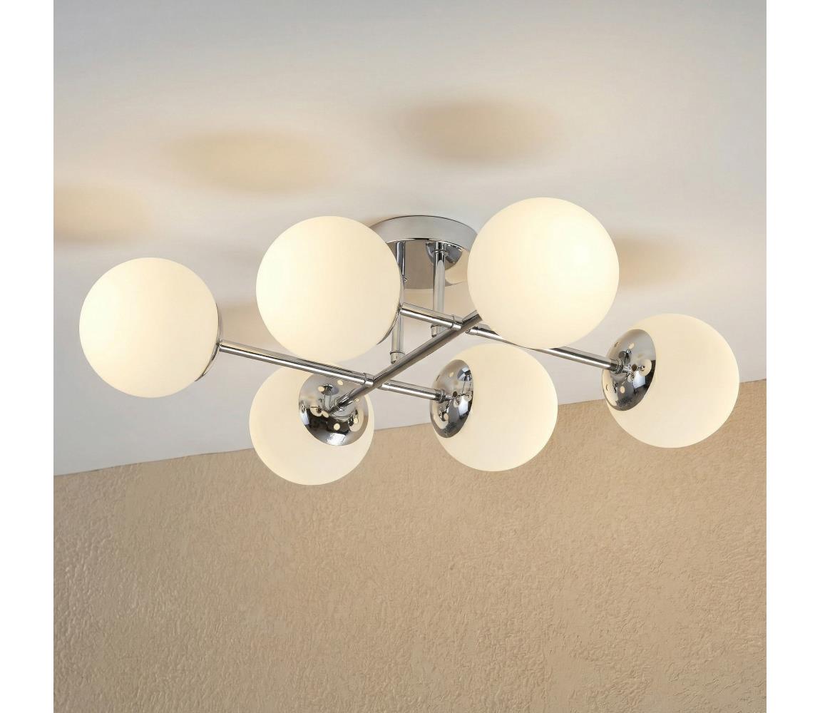 Brilagi - Prisadený luster MALONY 6xE14/20W/230V lesklý chróm 8590828080381