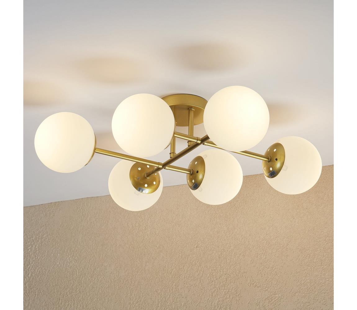 Brilagi - Prisadený luster MALONY 6xE14/20W/230V zlatý 8590828080442