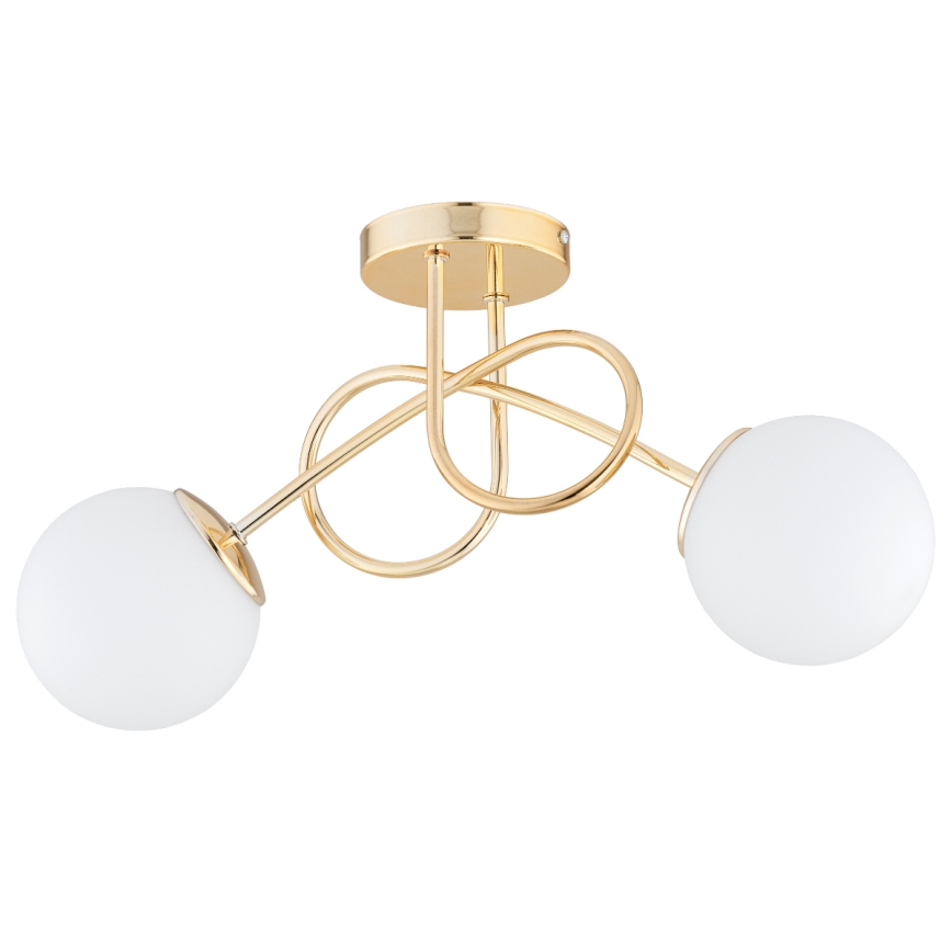 Brilagi - Prisadený luster MILO 2xE27/60W/230V zlatý