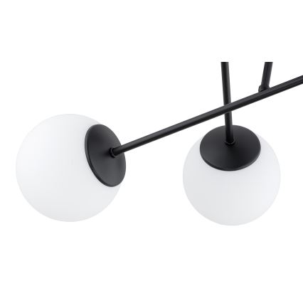 Brilagi - Prisadený luster MILO 4xE27/60W/230V čierny
