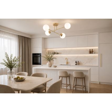 Brilagi - Prisadený luster MILO 4xE27/60W/230V zlatý