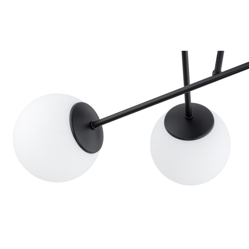 Brilagi - Prisadený luster MILO 6xE27/60W/230V čierna