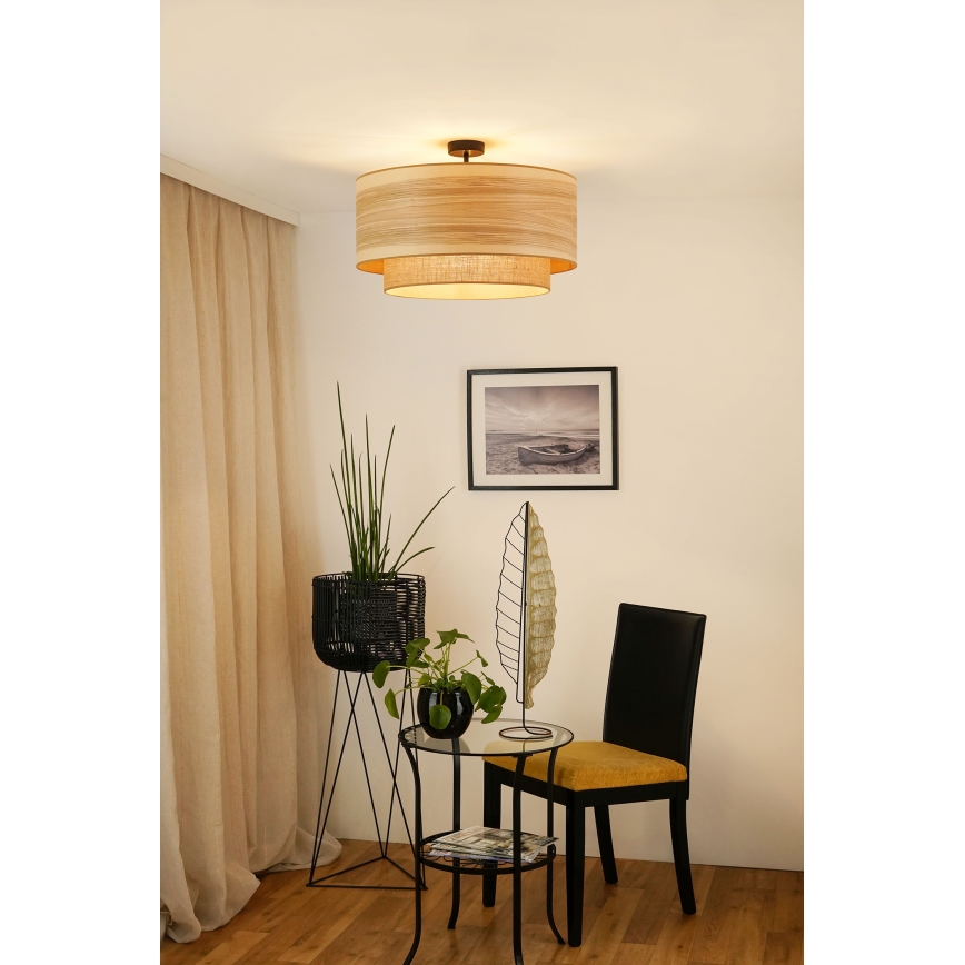Brilagi - Prisadený luster MONTANA BOHO 1xE27/15W/230V pr. 60 cm hnedá