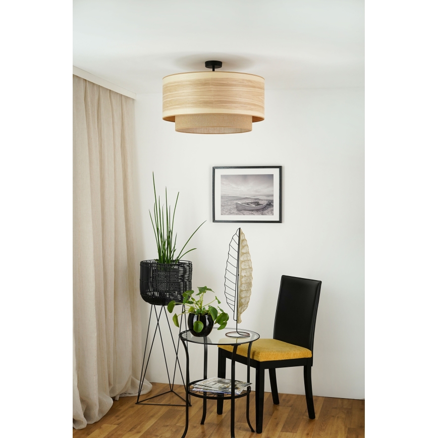 Brilagi - Prisadený luster MONTANA BOHO 1xE27/15W/230V pr. 60 cm hnedá