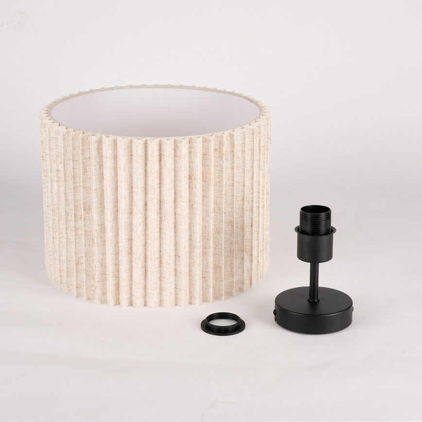 Brilagi - Prisadený luster NORDIC WAVE 1xE27/15W/230V pr. 32 cm ľanová/čierna