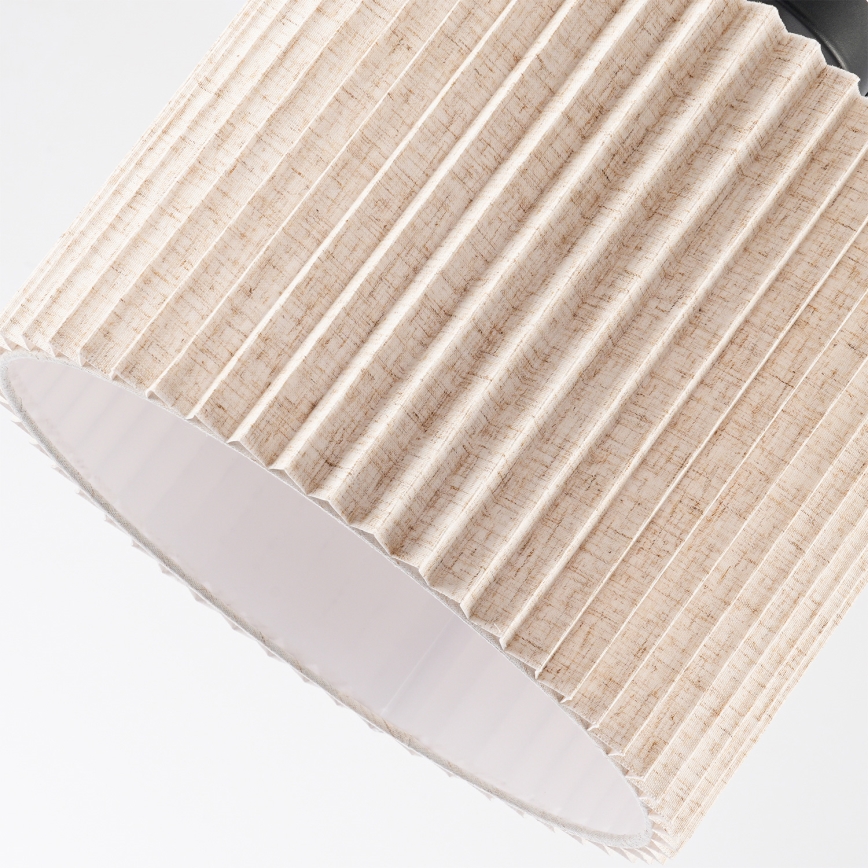 Brilagi - Prisadený luster NORDIC WAVE 1xE27/15W/230V pr. 32 cm ľanová/čierna