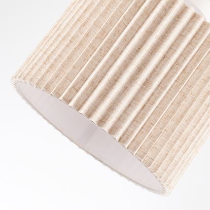 Brilagi - Prisadený luster NORDIC WAVE 1xE27/15W/230V priemer 32 cm ľan/biela