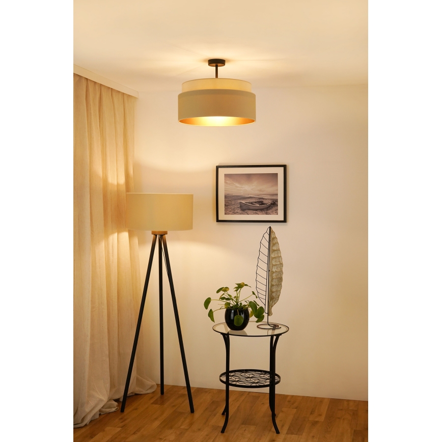 Brilagi - Prisadený luster OREGON VEGE 1xE27/15W/230V pr. 45 cm béžová