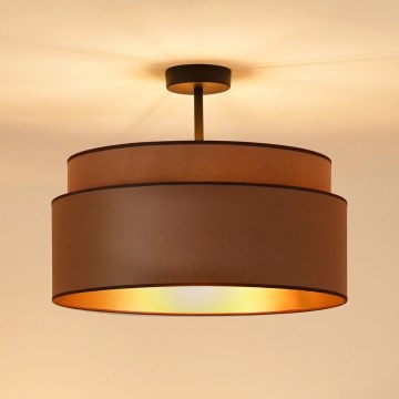 Brilagi - Prisadený luster OREGON VEGE 1xE27/15W/230V pr. 45 cm hnedá