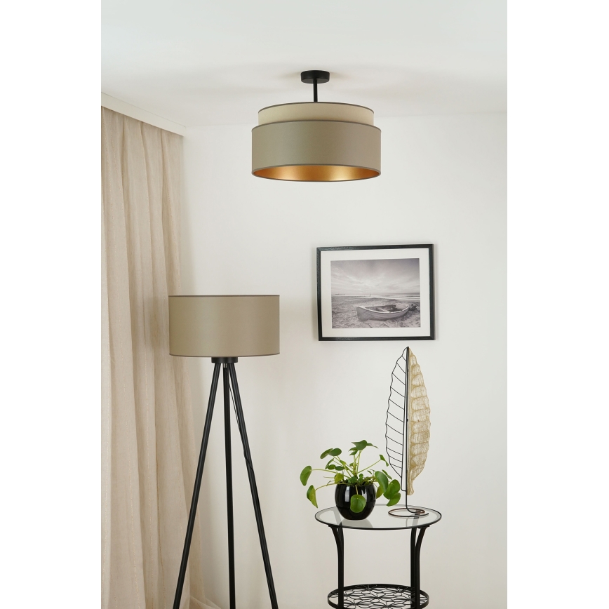 Brilagi - Prisadený luster OREGON VEGE 1xE27/15W/230V pr. 45 cm šedá