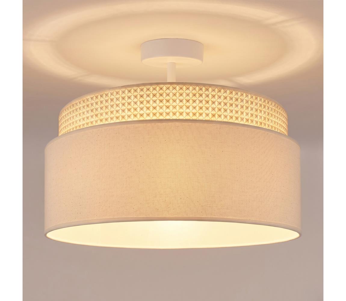 Brilagi - Prisadený luster PADOVA 1xE27/60W/230V pr. 40 cm krémová 8590828052524