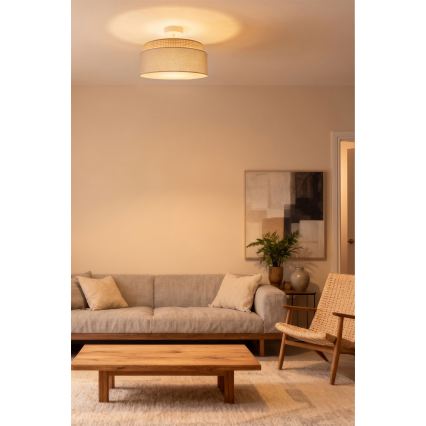 Brilagi - Prisadený luster PADOVA 1xE27/60W/230V, priemer 40 cm, béžový