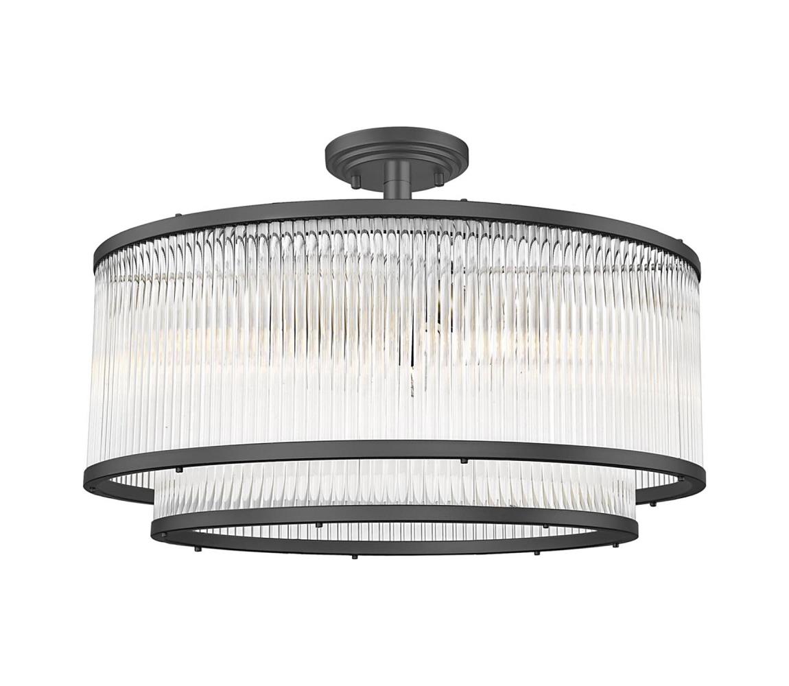Brilagi - Prisadený luster RAMOS 6xE14/60W/230V čierny BG-C0528-06H-P7AC
