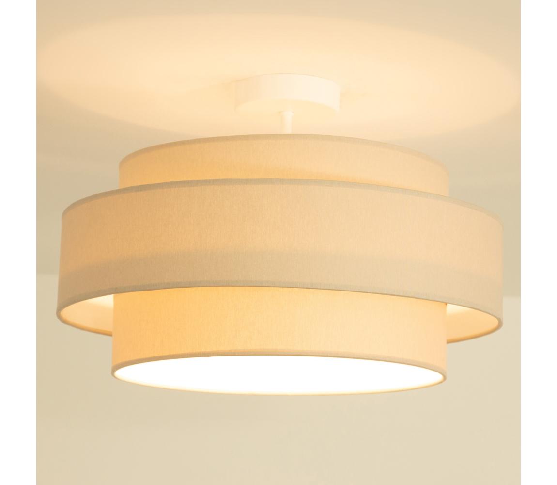 Brilagi - Prisadený luster RESNA 1xE27/60W/230V pr. 40 cm béžová H0365