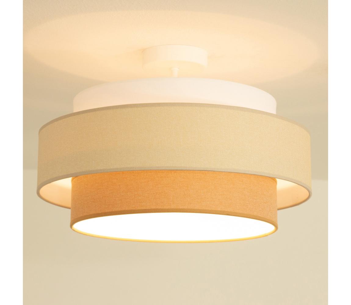 Brilagi - Prisadený luster RESNA 1xE27/60W/230V pr. 40 cm krémová/béžová H0395
