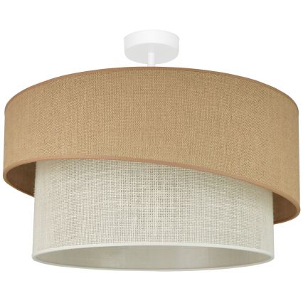 Brilagi - Prisadený luster SHINE 1xE27/15W/230V pr. 50 cm béžová/krémová