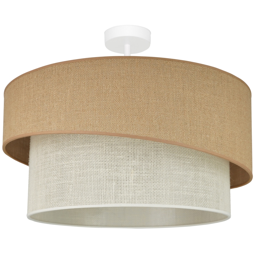 Brilagi - Prisadený luster SHINE 1xE27/15W/230V pr. 50 cm béžová/krémová