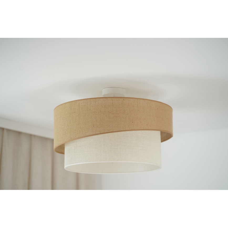 Brilagi - Prisadený luster SHINE 1xE27/15W/230V pr. 50 cm béžová/krémová