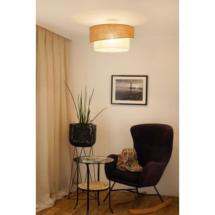 Brilagi - Prisadený luster SHINE 1xE27/15W/230V pr. 50 cm béžová/krémová
