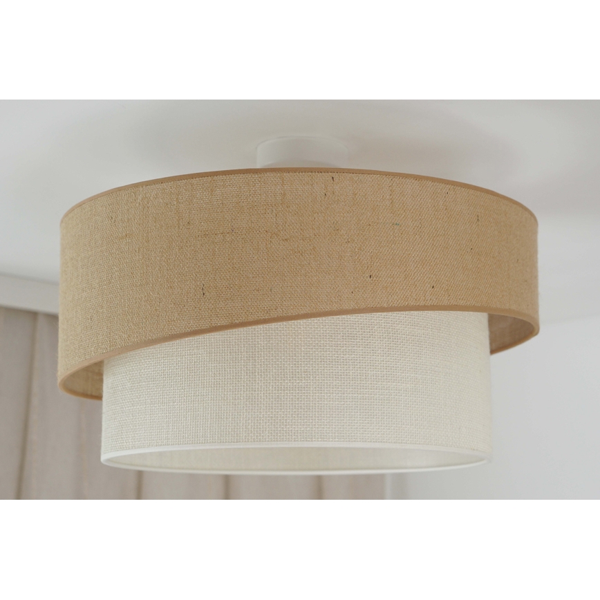 Brilagi - Prisadený luster SHINE 1xE27/15W/230V pr. 50 cm béžová/krémová
