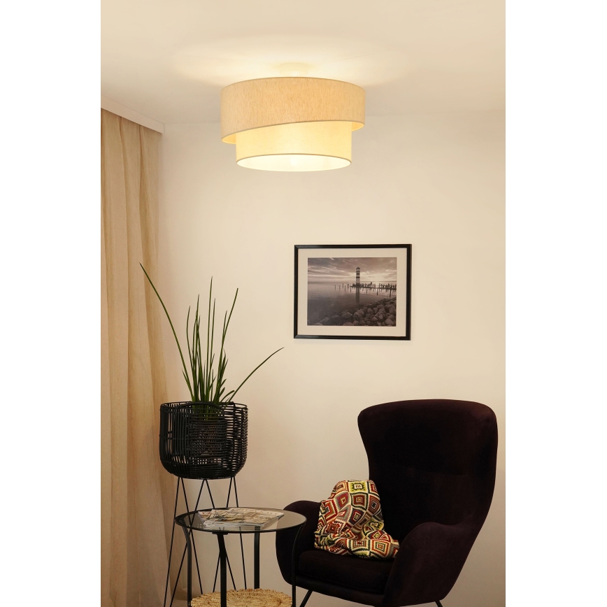 Brilagi - Prisadený luster SHINE 1xE27/15W/230V pr. 50 cm krémová