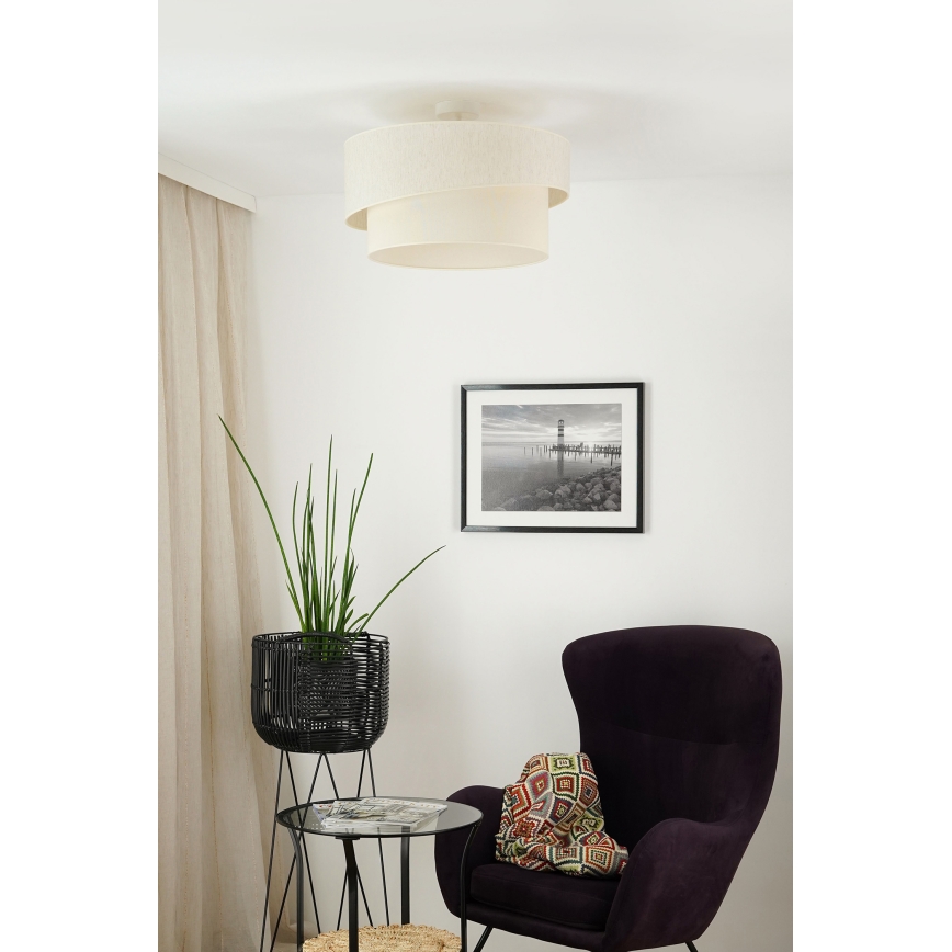 Brilagi - Prisadený luster SHINE 1xE27/15W/230V pr. 50 cm krémová
