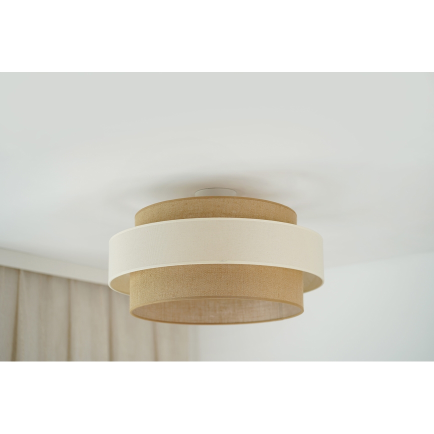Brilagi - Prisadený luster SPACE LIGHT 1xE27/15W/230V pr. 50 cm béžová/krémová