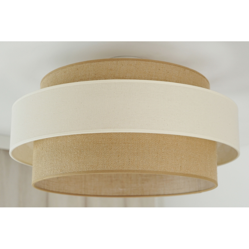 Brilagi - Prisadený luster SPACE LIGHT 1xE27/15W/230V pr. 50 cm béžová/krémová