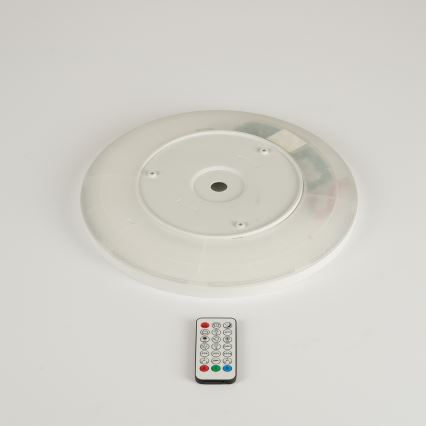 Brilagi - LED RGBW stmievateľné stropné svietidlo ULTRA SLIM LED/18W/230V 2700–6500K pr. 30 cm biela + diaľkové ovládanie