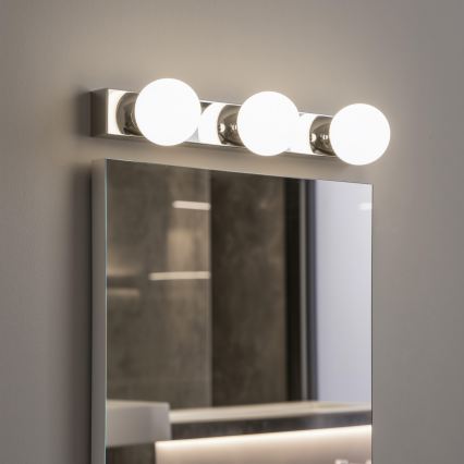 BRILAGI - SADA 2x LED Kúpeľňové nástenné svietidlo HOLLYWOOD 3xLED/3W/230V 39 cm IP44 lesklý chróm