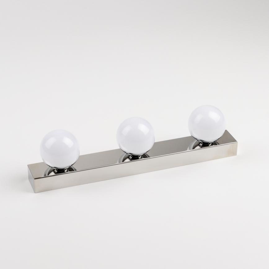 BRILAGI - SADA 2x LED Kúpeľňové nástenné svietidlo HOLLYWOOD 3xLED/3W/230V 39 cm IP44 lesklý chróm