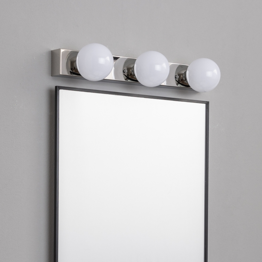 BRILAGI - SADA 2x LED Kúpeľňové nástenné svietidlo HOLLYWOOD 3xLED/3W/230V 39 cm IP44 lesklý chróm