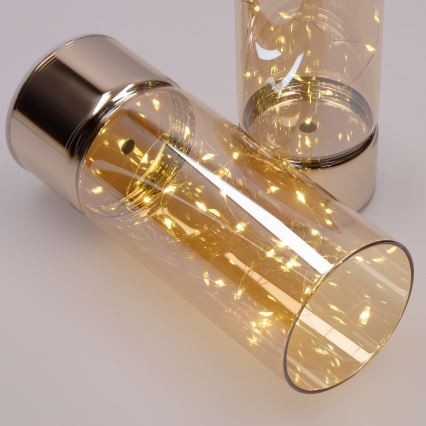 Brilagi - SADA 2x LED vianočných dekorácií LED/3xAA + 2xAA