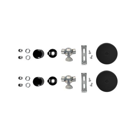 Brilagi - SADA 2x Nástenné svietidlo WABI SABI 1xE14/40W/230V sivá