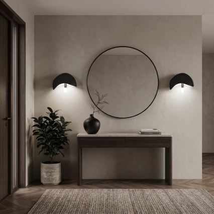 Brilagi - SADA 2x nástenných svietidiel WABI SABI 1xE14/40W/230V čierna