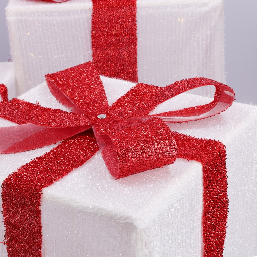 Brilagi - SADA 3× LED vonkajších vianočných dekorácií LED/2,6W/3×AA IP44 darčeky