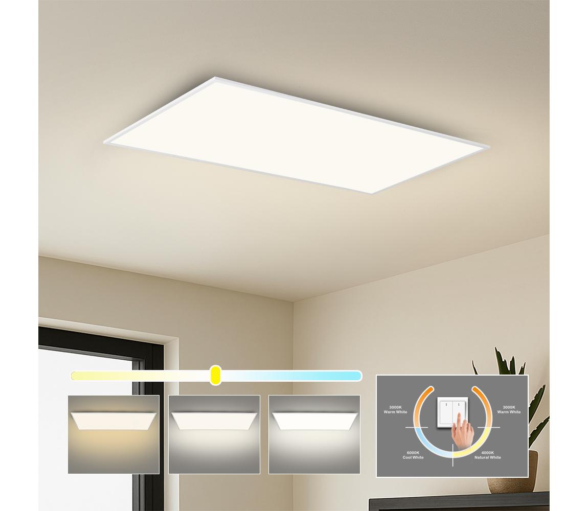 Brilagi - SLIMFRAME stropné LED svietidlo/80W/230V 120x60 cm 3000/4000/6000K biele BRI775