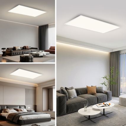 Brilagi - LED stropné svietidlo SLIMFRAME LED/80W/230V 120x60 cm 3000/4000/6000K biela