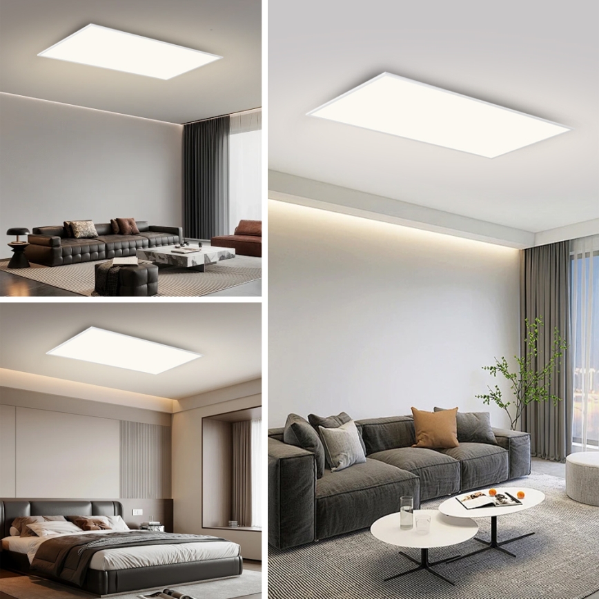 Brilagi - LED stropné svietidlo SLIMFRAME LED/80W/230V 120x60 cm 3000/4000/6000K biela