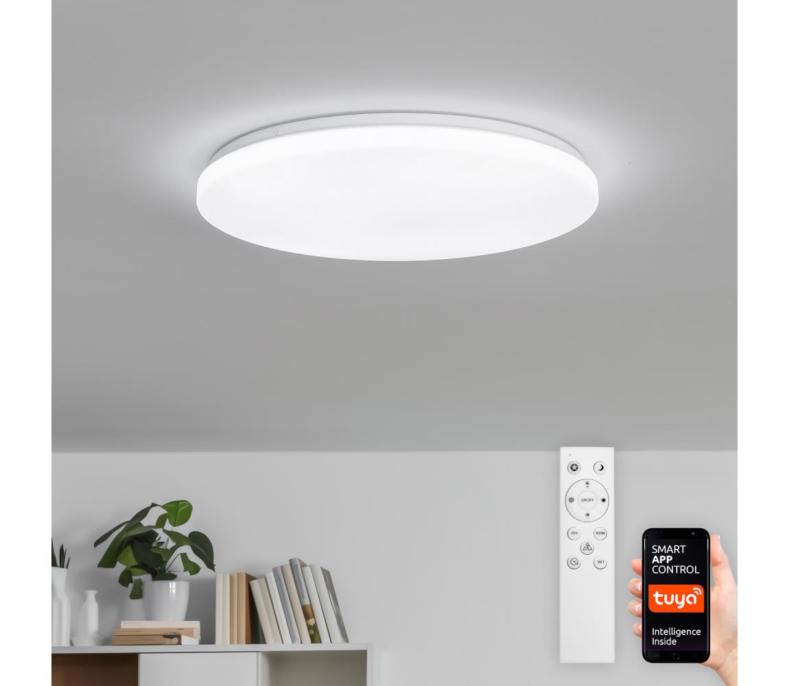 Brilagi - SMART LED stmievateľné stropné svietidlo 24W/230V, priemer 38 cm, Wi‑Fi (Tuya) + diaľkový ovládač BRI632