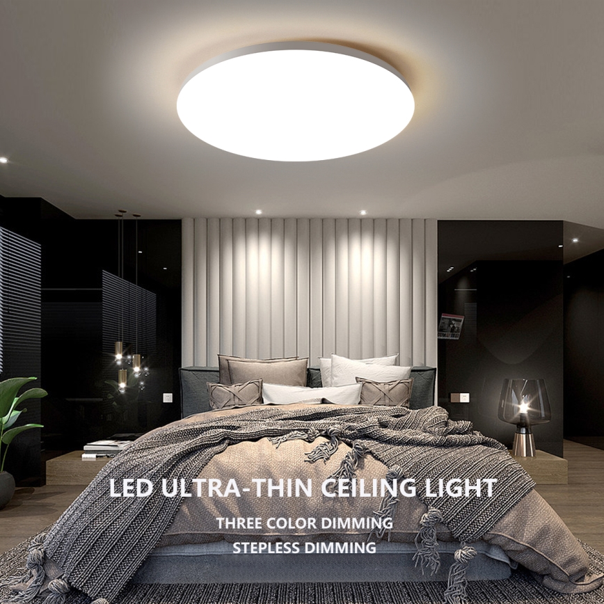 Brilagi - LED stmievateľné stropné svietidlo SMART LED/24W/230V pr. 38 cm 3000-6000K Wi-Fi Tuya Beacon + diaľkové ovládanie