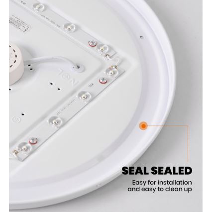 Brilagi - LED stmievateľné stropné svietidlo SMART LED/24W/230V pr. 38 cm 3000-6000K Wi-Fi Tuya Beacon + diaľkové ovládanie