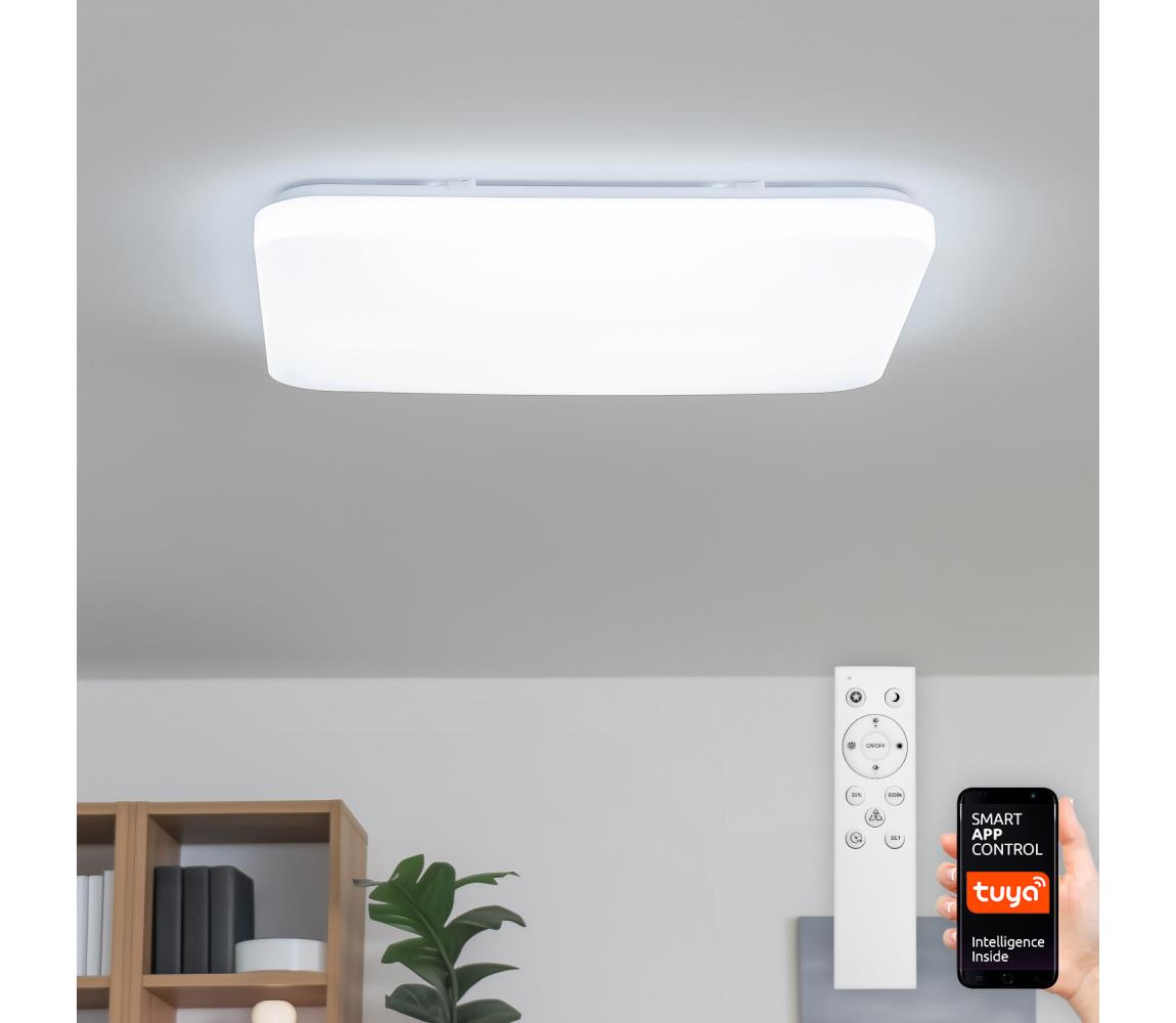 Brilagi - SMART LED stmievateľné stropné svietidlo LED/36W/230V 53x53 cm Wi-Fi Tuya + diaľkový ovládač BRI637