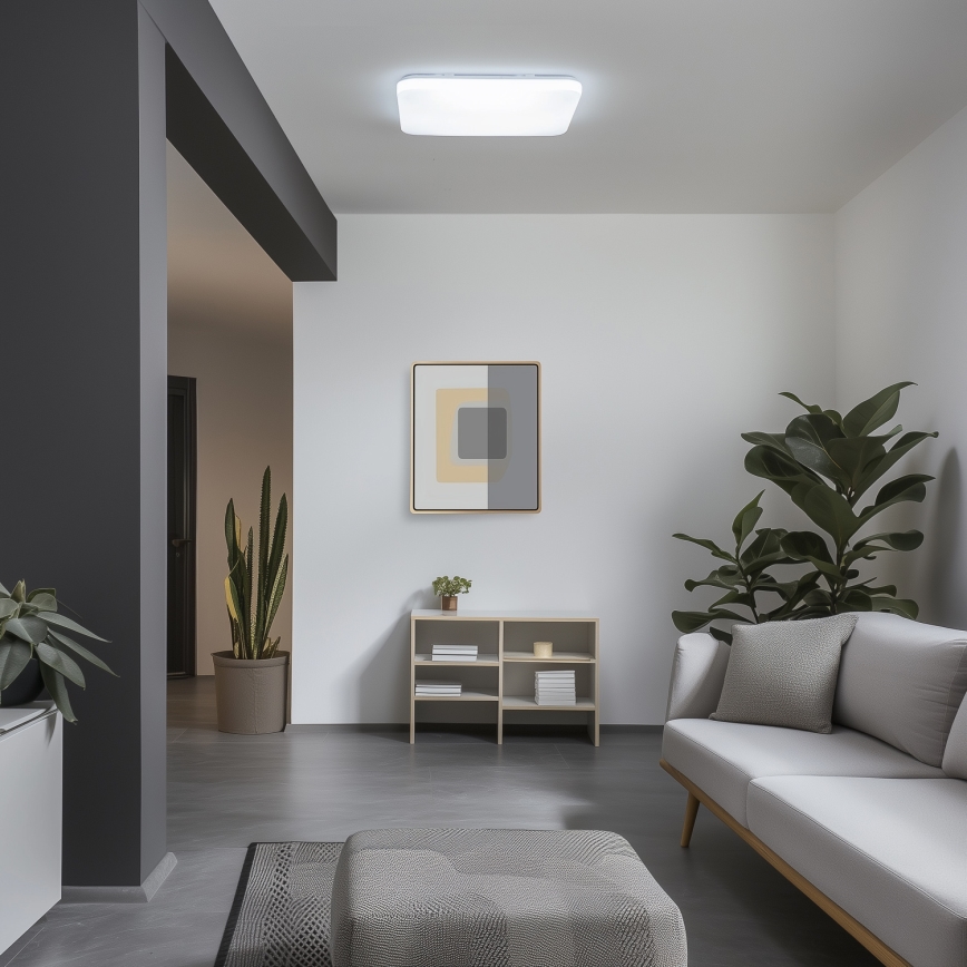 Brilagi - LED Stmievateľné stropné svietidlo SMART LED/36W/230V 53x53 cm 3000-6000K Wi-Fi Tuya Beacon + diaľkové ovládanie
