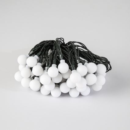 Brilagi - LED solárny dekoračný reťazec BUBBLE 50xLED/8 funkcií 7m IP65 teplá biela 600 mAh