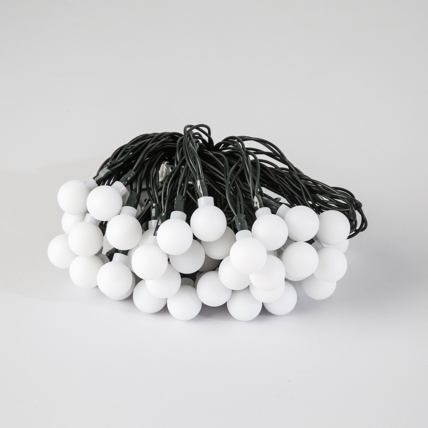 Brilagi - LED solárny dekoračný reťazec BUBBLE 50xLED/8 funkcií 7m IP65 teplá biela 600 mAh