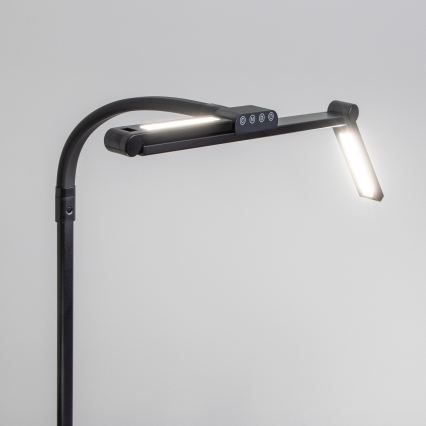 Brilagi - LED stmievateľná dotyková stolová lampa so svorkou VARIO LED/24W/230V 3000-6500K CRI 92 čierna