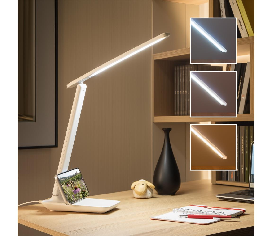 Brilagi - stmievateľná LED stolná lampa MODO LED/7W/230V 3000/4000/6500K biela 004951